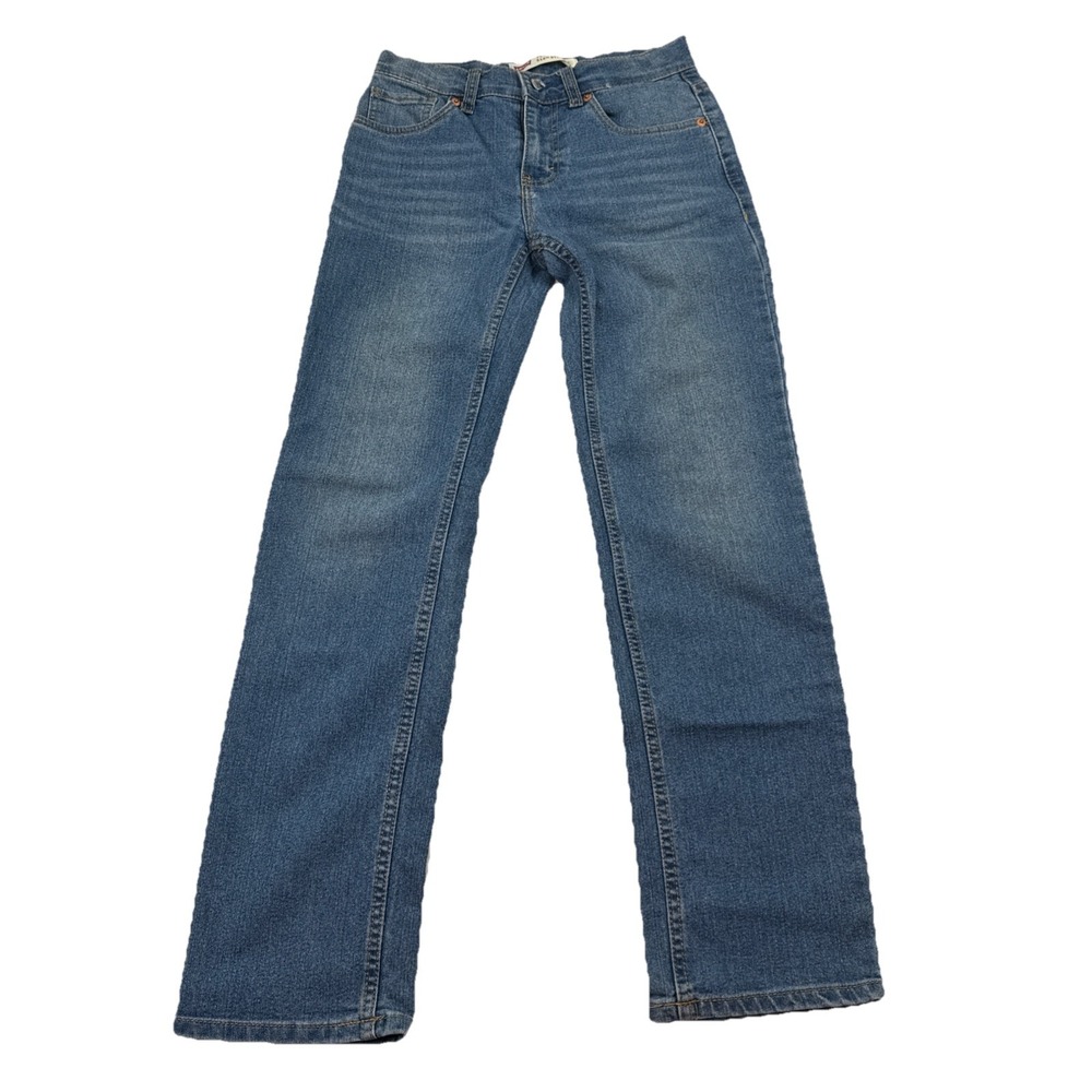 Levi's Boys 514 Performance Straight Jeans Size 14 Reg (26x27)Medium Wash
